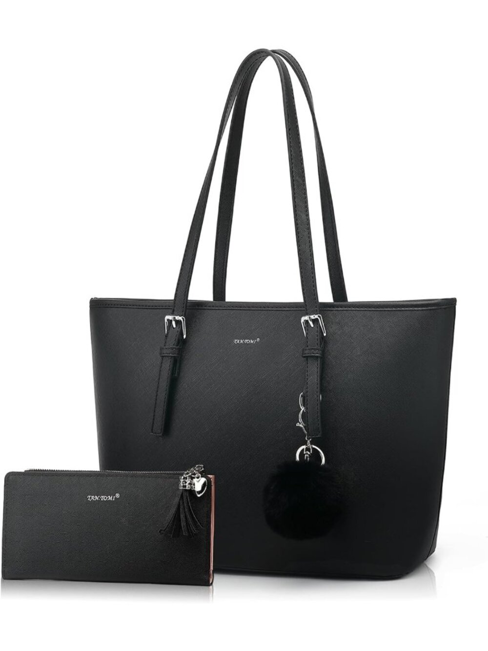 Stylish Large PU Leather Tote Bag for Women | Versatile Shoulder Handbag